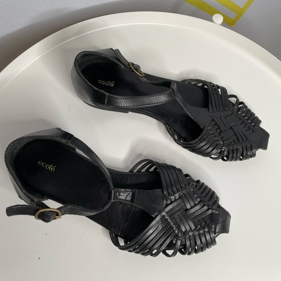 Ecote Leather Braided Sandal - Picture 6 of 6